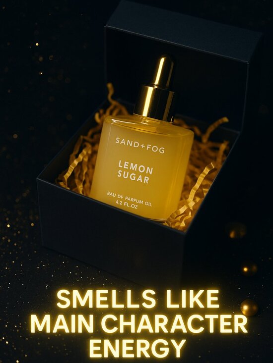Sand + Fog Lemon Sugar Parfum Oil, The Fresh Drop Of The Season - Picture 3 of 5